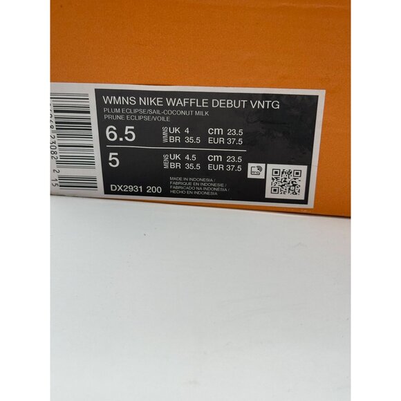 Womens Nike Waffle Debut Vintage Plum Sail Gum Brown DX2931-200 Size 6.5 - Picture 12 of 12